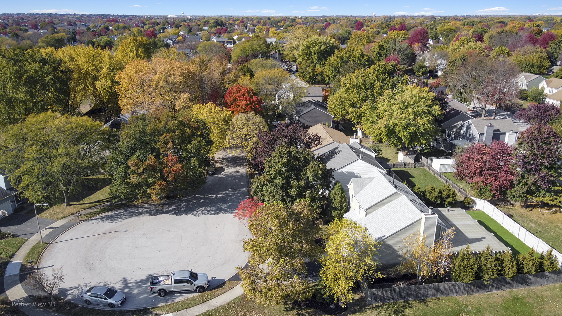3290 Johnsbury Court Aurora, IL 60504 - Photo 29 of 31 an aerial view of a house