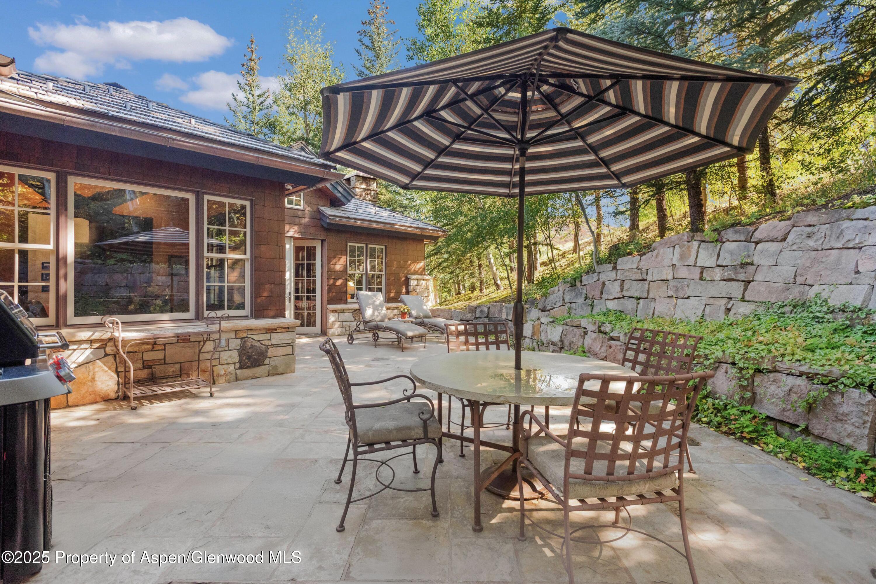 81 Spruce Ridge Lane Snowmass Village, CO 81615 - Photo 20 of 49 Rear Patio Umbrella