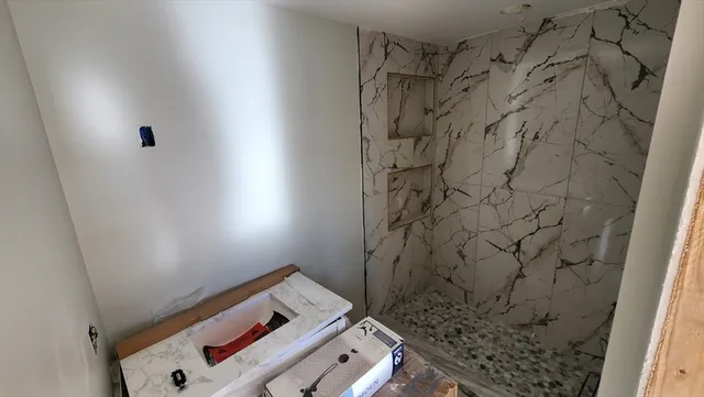 a picture of a room that has a glass door and door