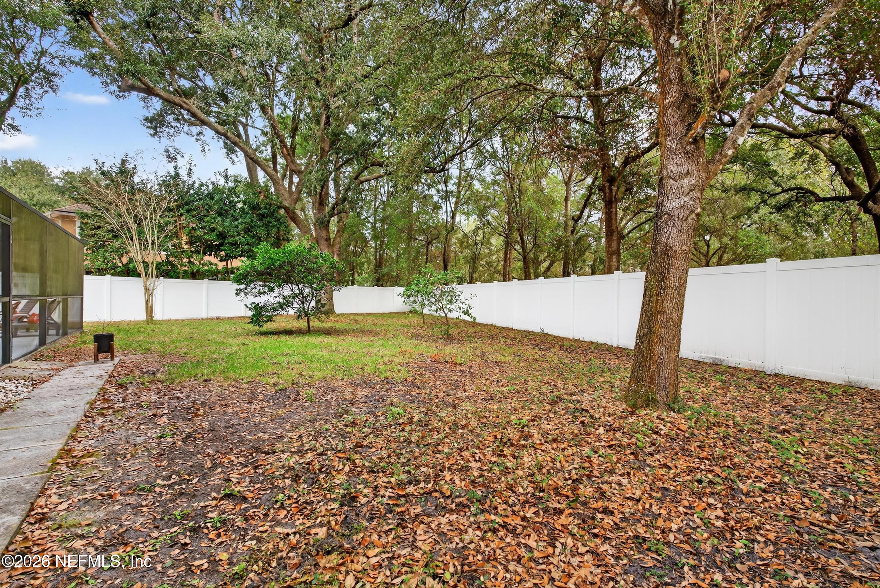 1214 South Kyle Way St. Johns, FL 32259 - Photo 61 of 78 a view of a yard with plants and trees