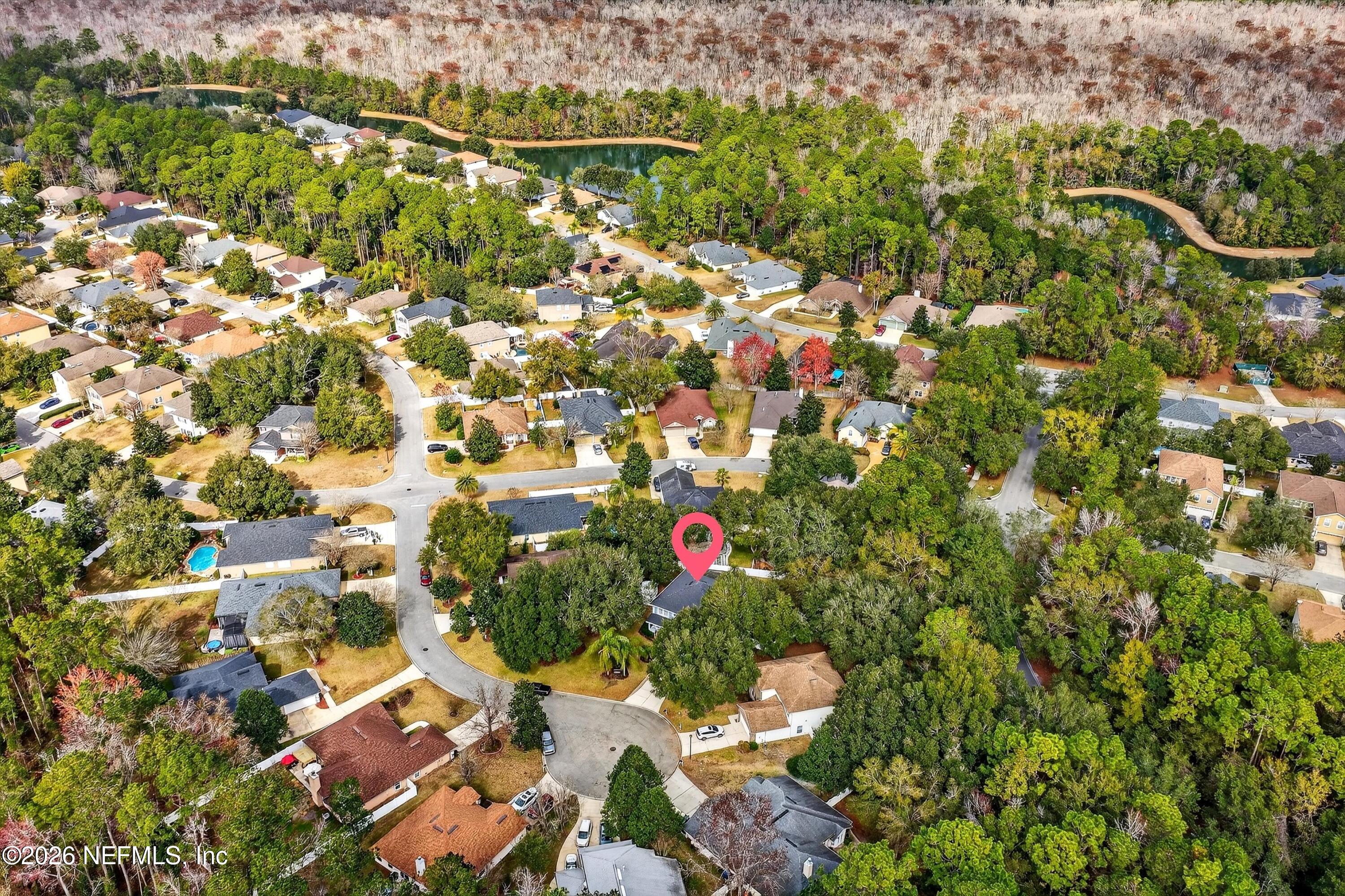 1214 South Kyle Way St. Johns, FL 32259 - Photo 66 of 78 an aerial view of residential houses with outdoor space
