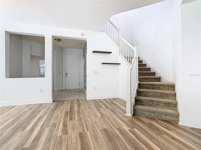 wooden floor in an empty room