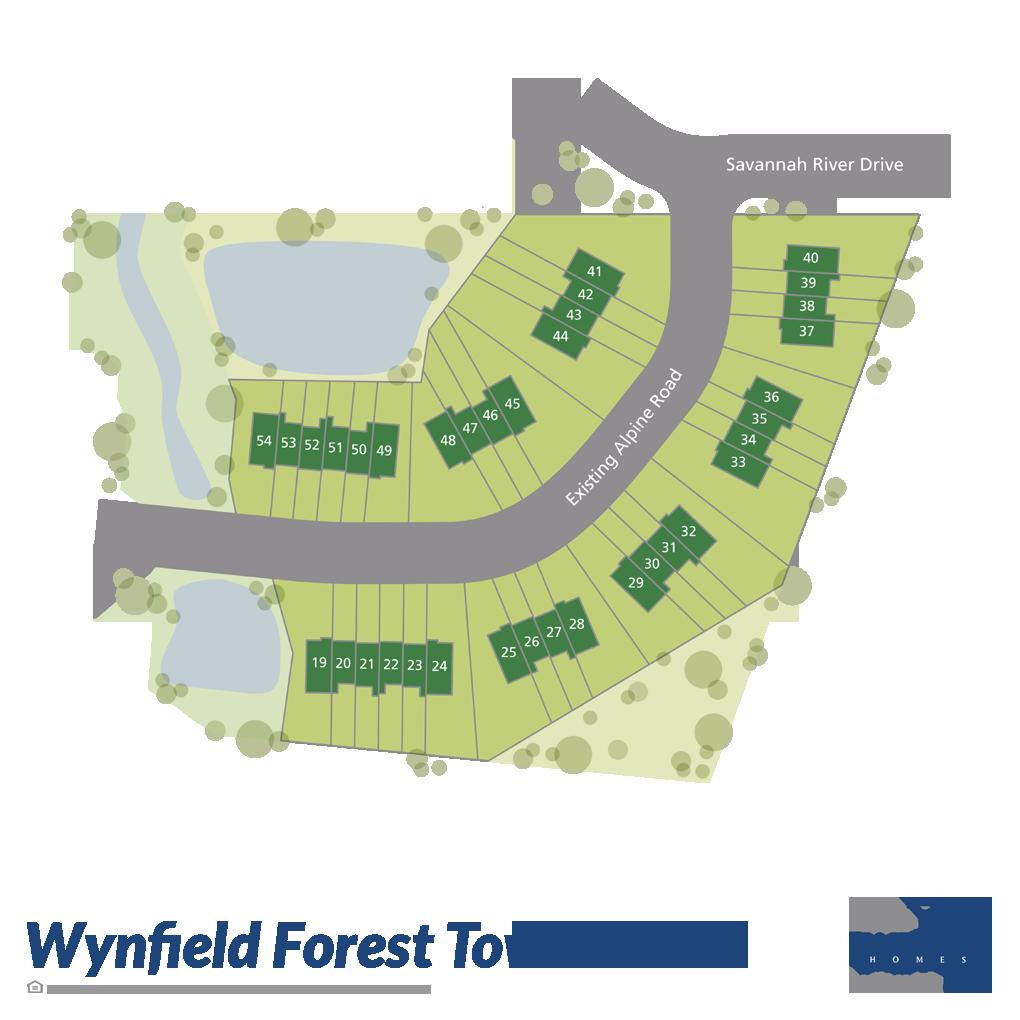 121 Alpine Road Summerville, SC 29485 - Photo 4 of 4 Wynfield Towns Site Plan
