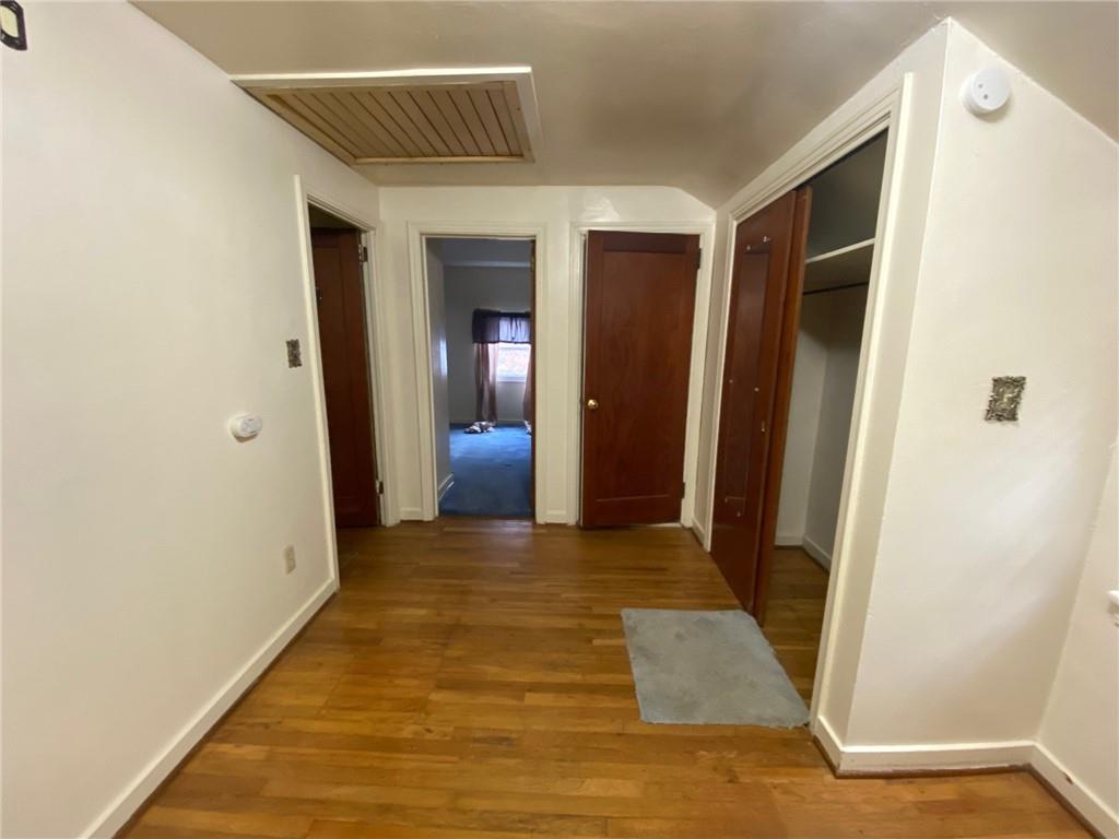 801 Beulah Road Pittsburgh, PA 15235 - Photo 12 of 23 a view of hallway with wooden floor