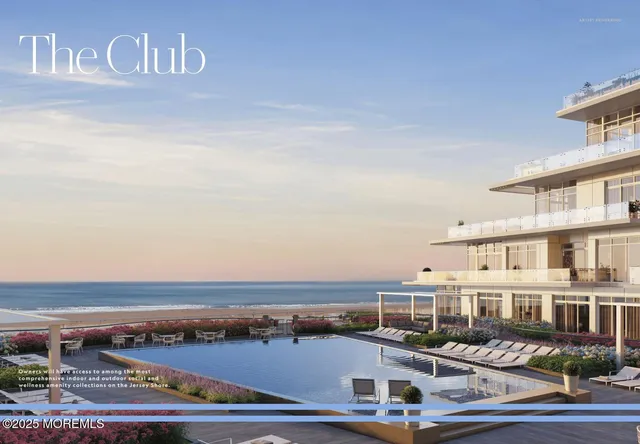 a view of a balcony with an ocean view