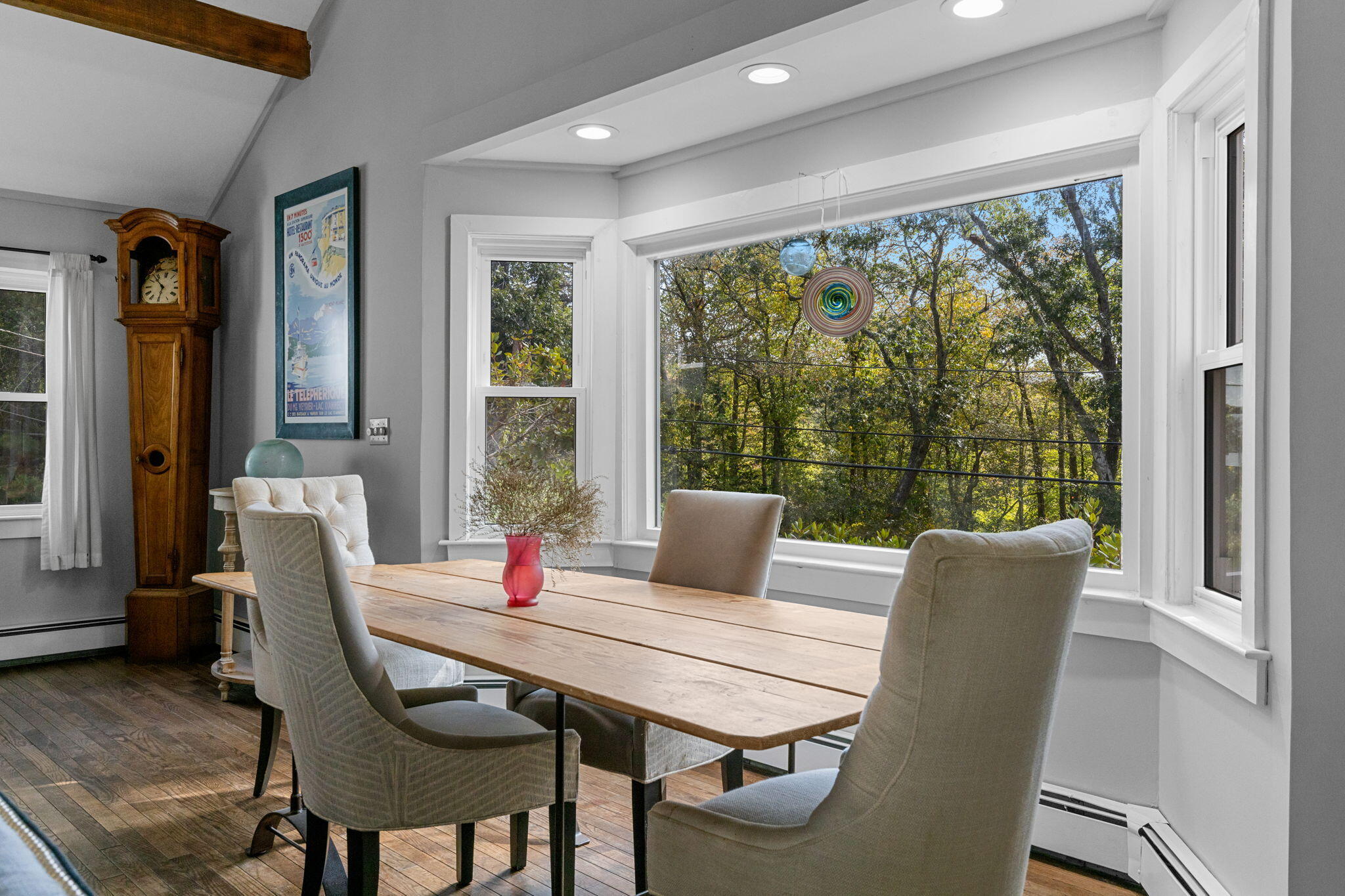 90 Paine Hollow Road Wellfleet, MA 02667 - Photo 16 of 30 a view of a dining room with furniture window and outside view
