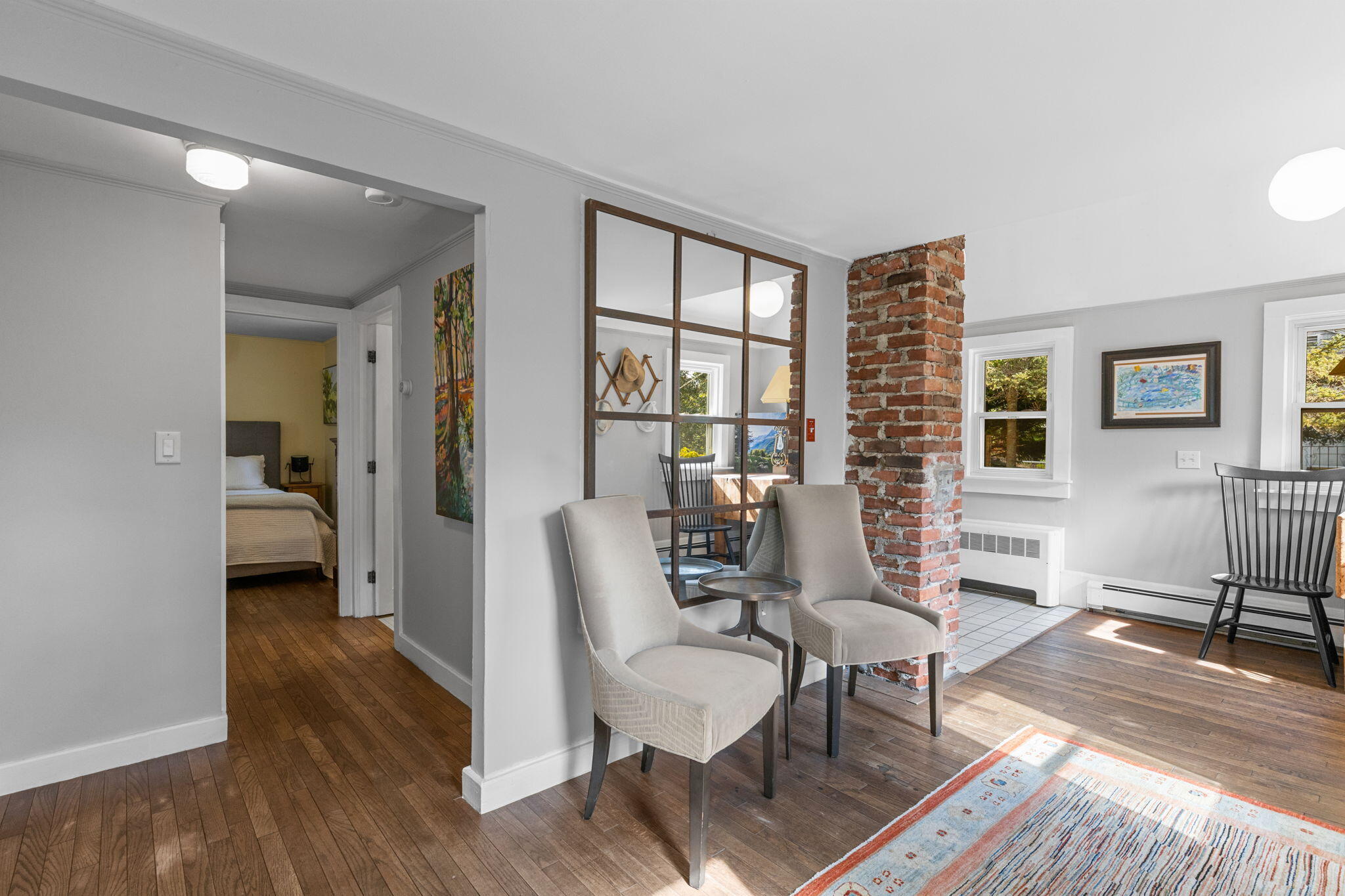 90 Paine Hollow Road Wellfleet, MA 02667 - Photo 21 of 30 a living room with furniture and a wooden floor