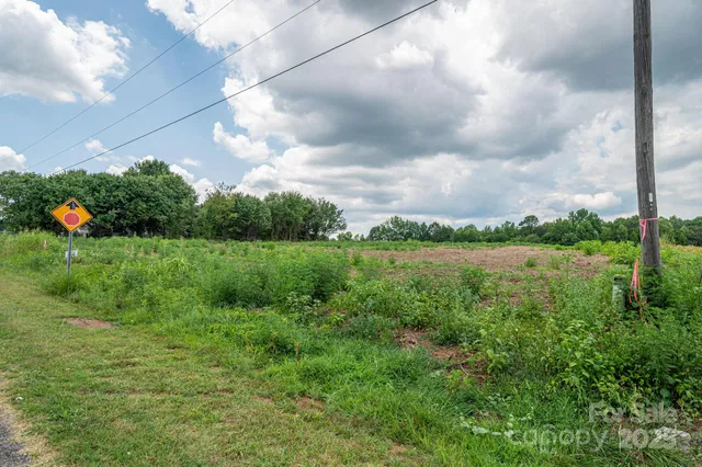 a view of a garden and lake