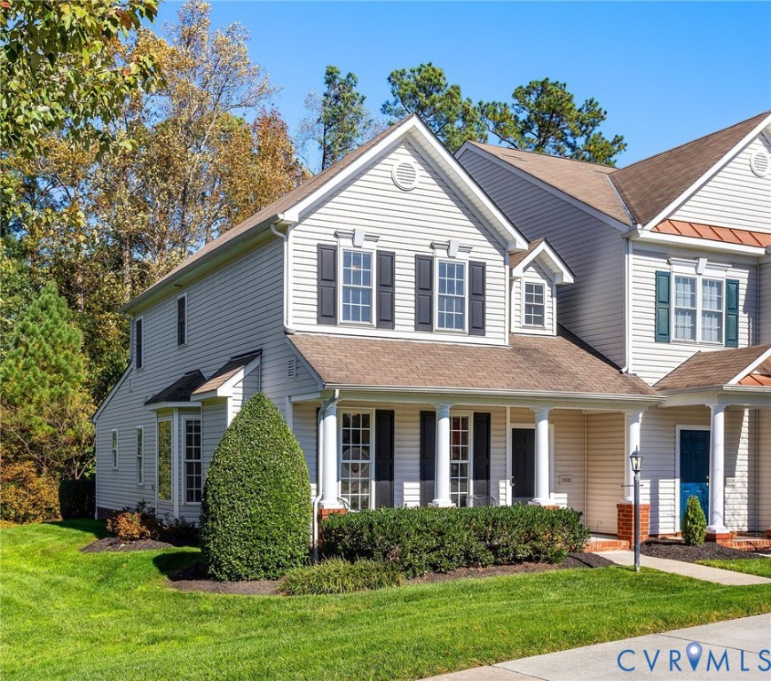 13532 Baycraft Terrace Midlothian, VA 23112 - Photo 2 of 28 a front view of a house with a yard and potted plants