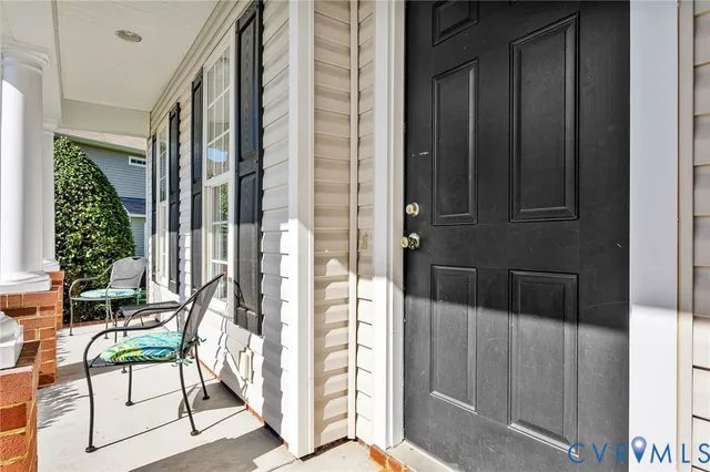 a balcony view with a outdoor space