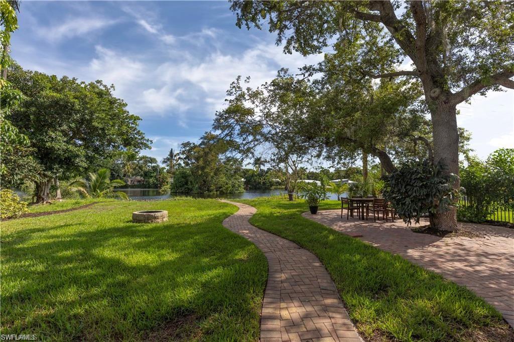 1354 Rordon Avenue Naples, FL 34103 - Photo 3 of 17 Backyard with Lake View