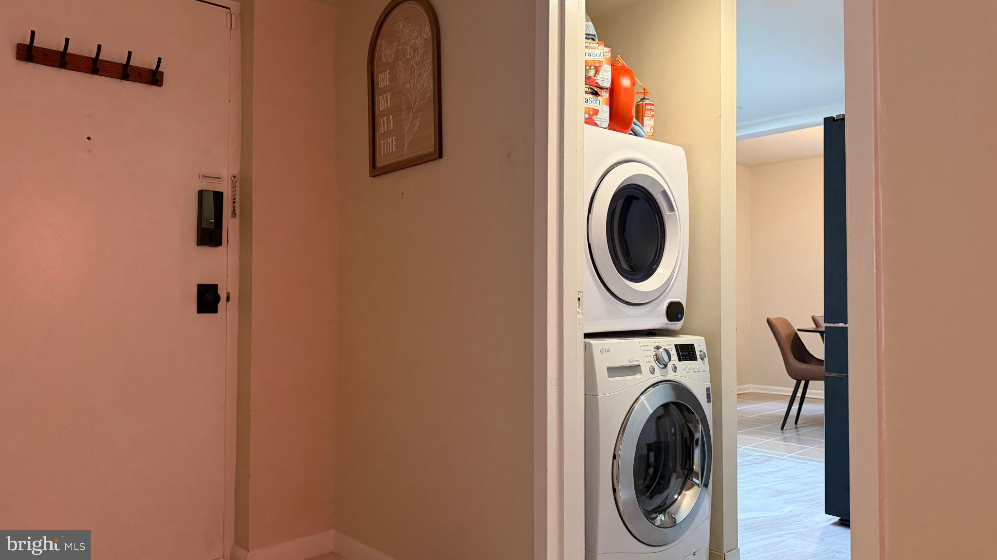 1407 Northgate Square, Unit 2C Reston, VA 20190 - Photo 15 of 18 Efficient laundry nook in modern home.
