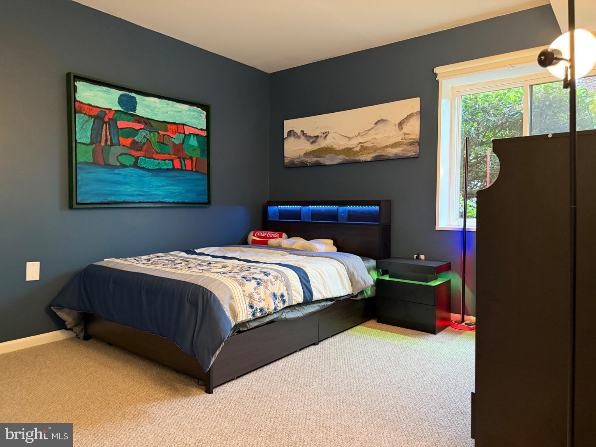 1407 Northgate Square, Unit 2C Reston, VA 20190 - Photo 2 of 18 Serene bedroom with artistic flair.