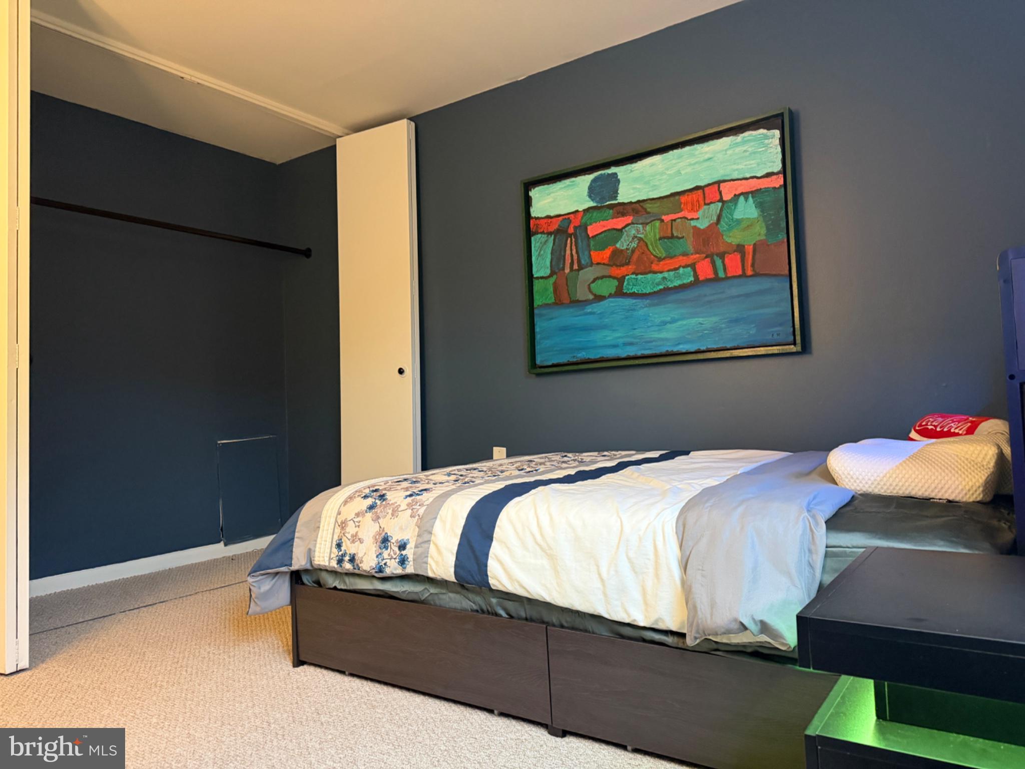 1407 Northgate Square, Unit 2C Reston, VA 20190 - Photo 5 of 18 Serene bedroom with artistic flair.