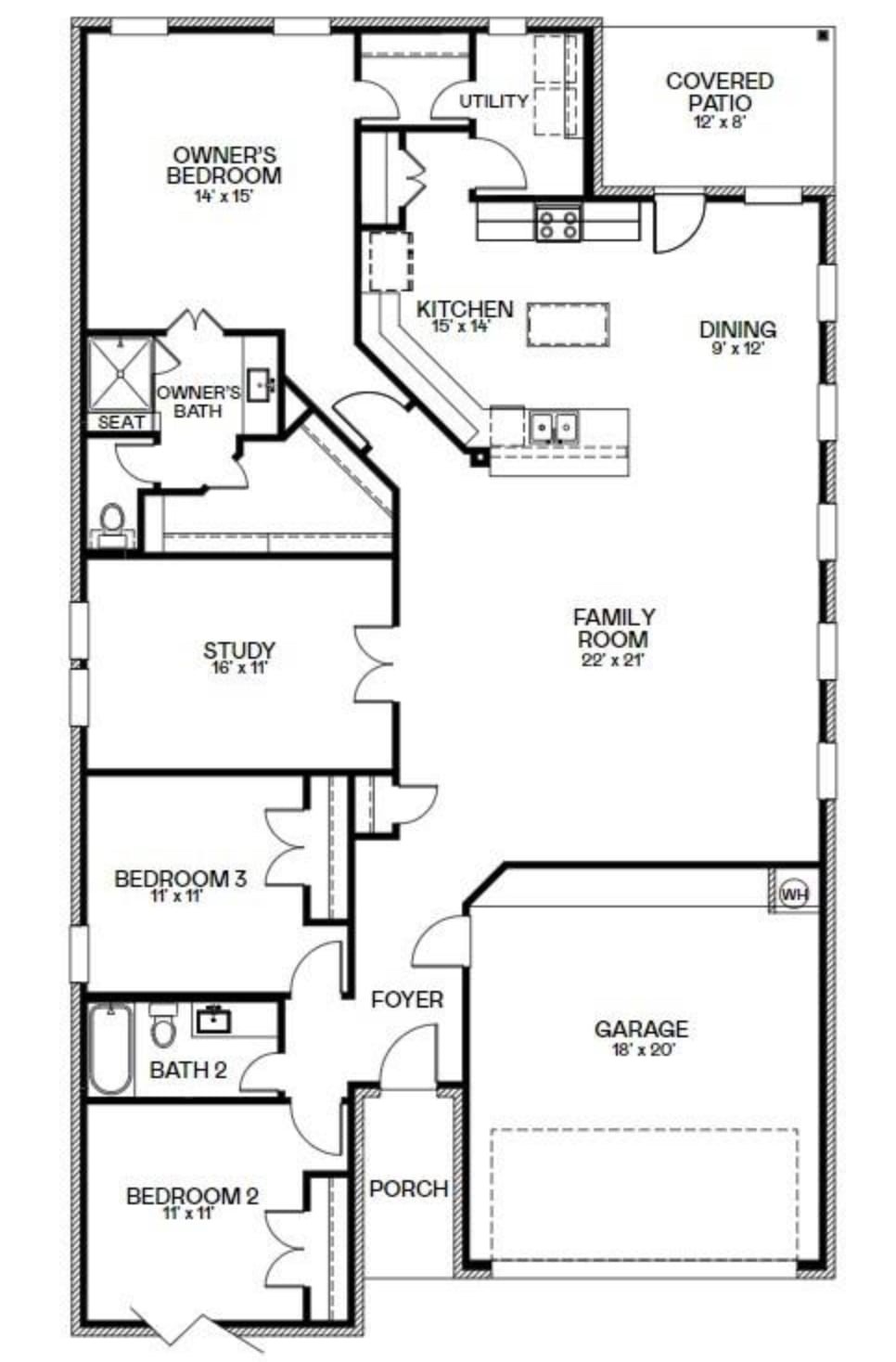 7602 Angels Lndg Lane Porter, TX 77365 - Photo 32 of 32 Flowing floorplan with plenty of space!