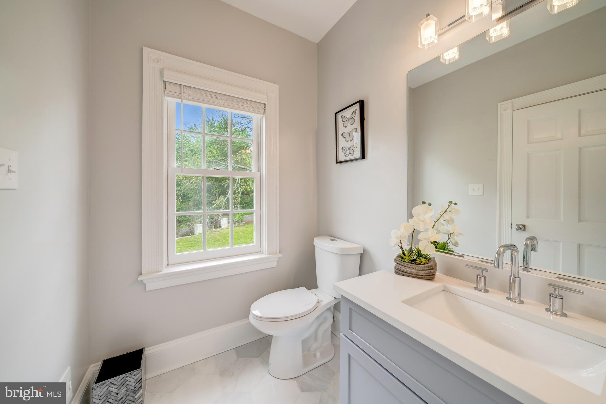1111 Towlston Road McLean, VA 22102 - Photo 38 of 49 a bathroom with a toilet a sink and a window