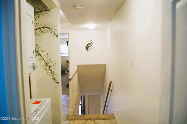 a bathroom with a mirror