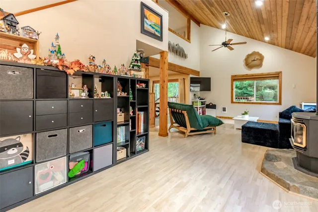 a view of a living room