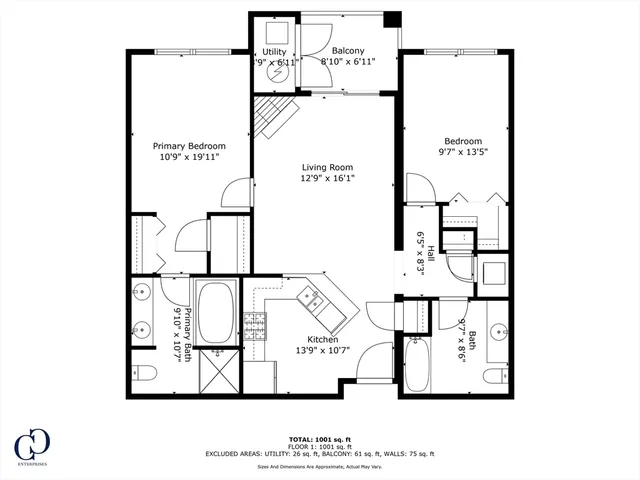 a picture of a wall with a white wall and a painting