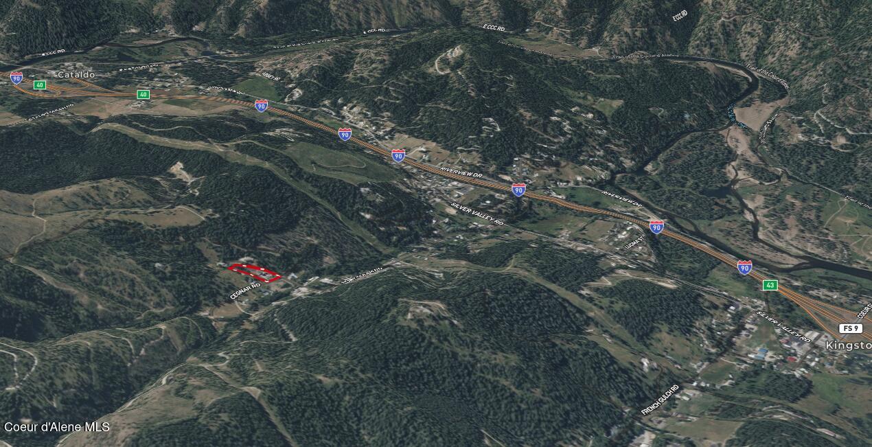 24 Cegnar Road Kingston, ID 83839 - Photo 84 of 86 Aerial 3D