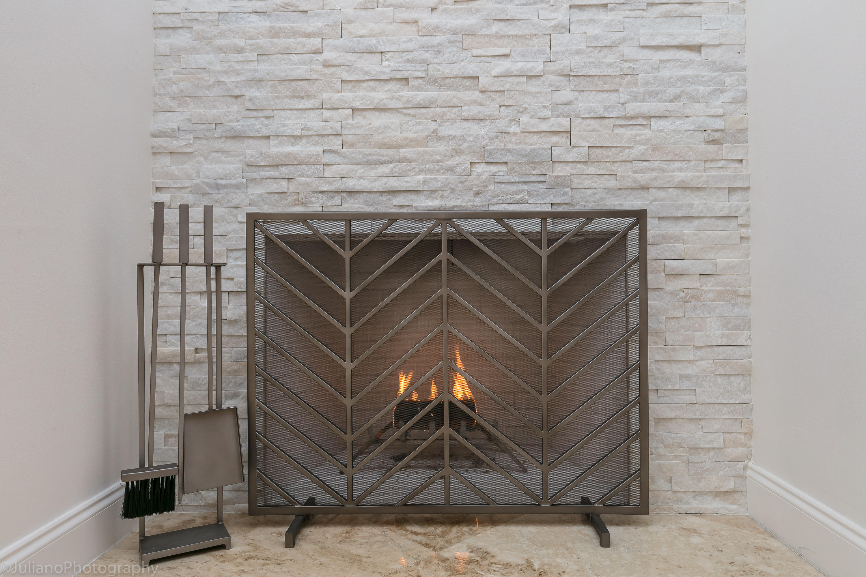 7675 Estrella Circle Boca Raton, FL 33433 - Photo 19 of 44 Fireplace in Living Room