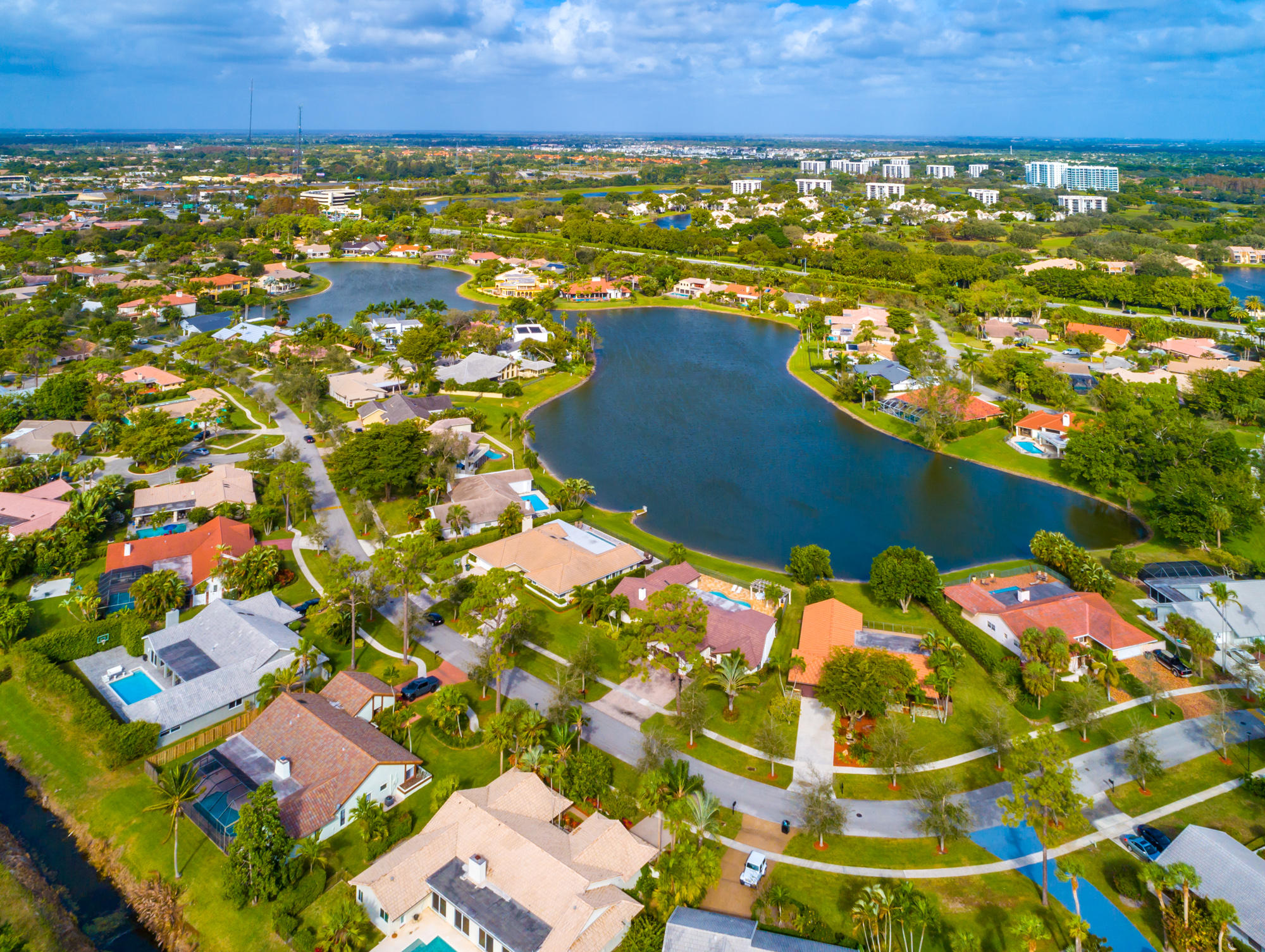 7675 Estrella Circle Boca Raton, FL 33433 - Photo 4 of 44 Overview of Lake