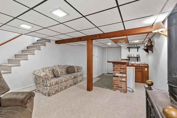 a livingroom with furniture and a couch