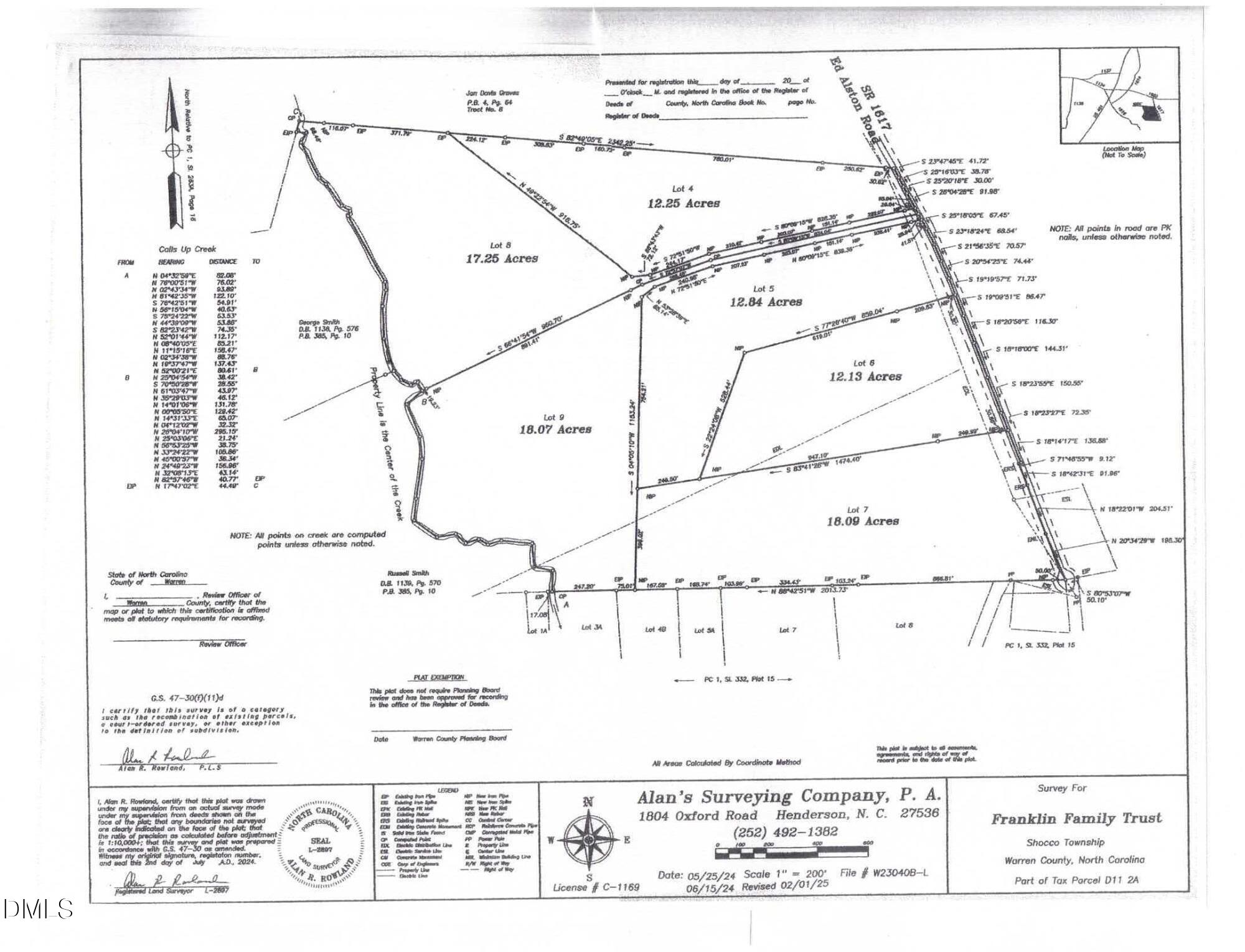 4 Ed Alston Road Warrenton, NC 27589 - Photo 2 of 2 Ed Alston Survey JPEG