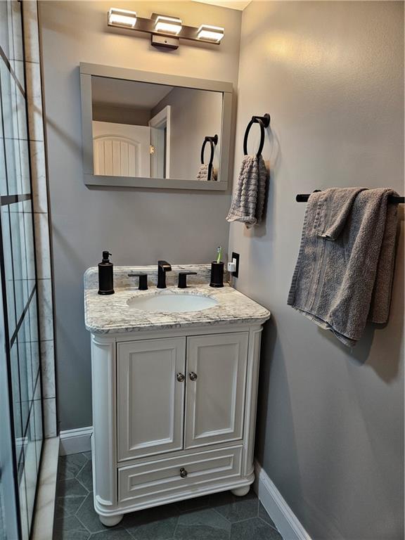 6096 Kemerer Hollow Road Export, PA 15632 - Photo 17 of 47 Beautiful Marble top custom vanity in 1st floor bathroom