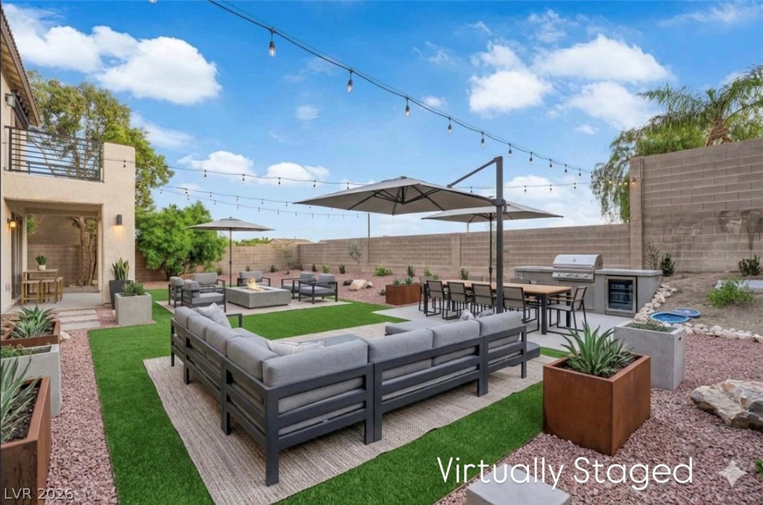 7511 Shadow Estates Way Las Vegas, NV 89113 - Photo 16 of 94 BACKYARD VIRTUALLY STAGED