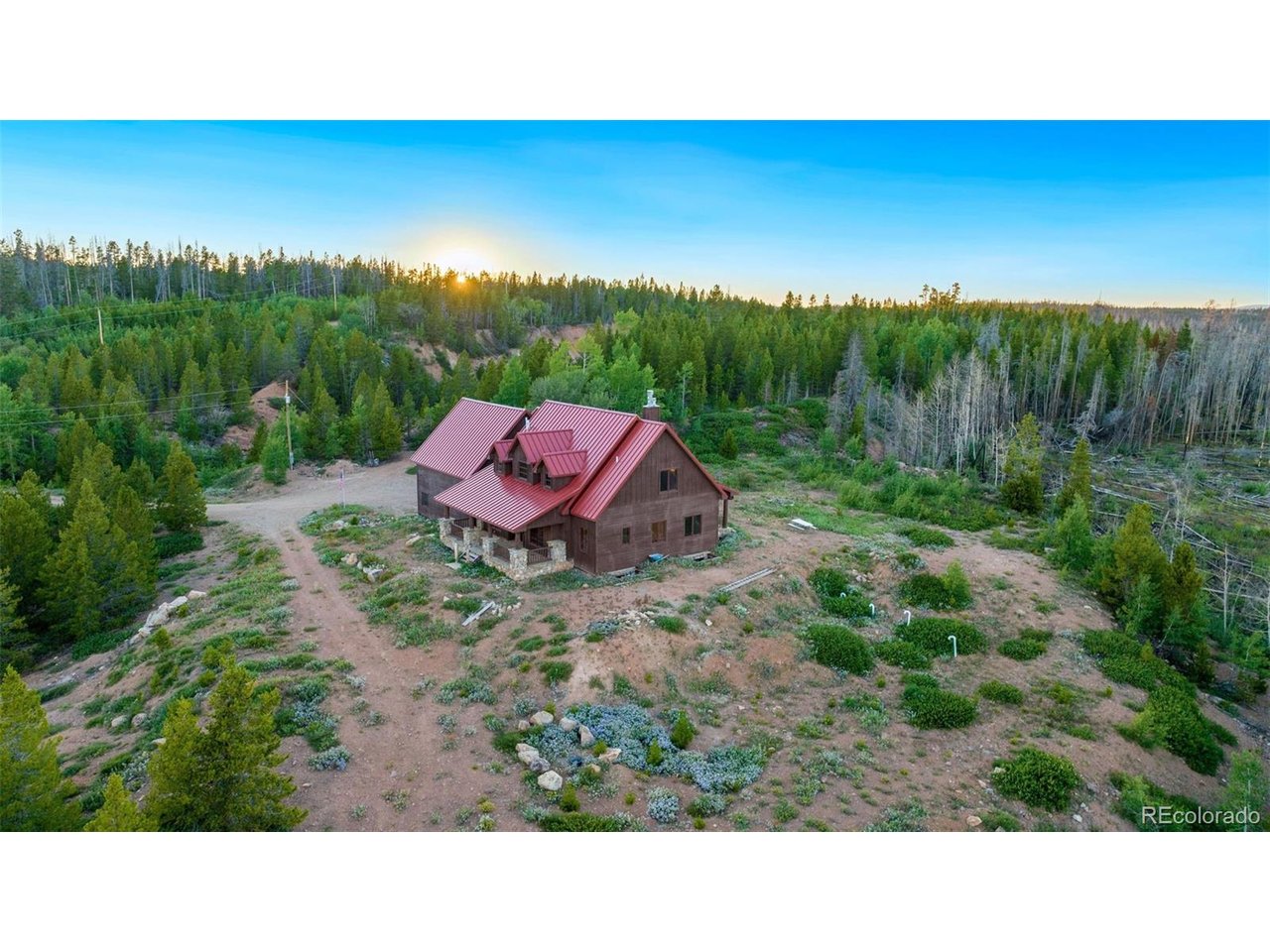 5200 Jackson Road Walden, CO 80480 - Photo 36 of 40 Overhead view of cabin