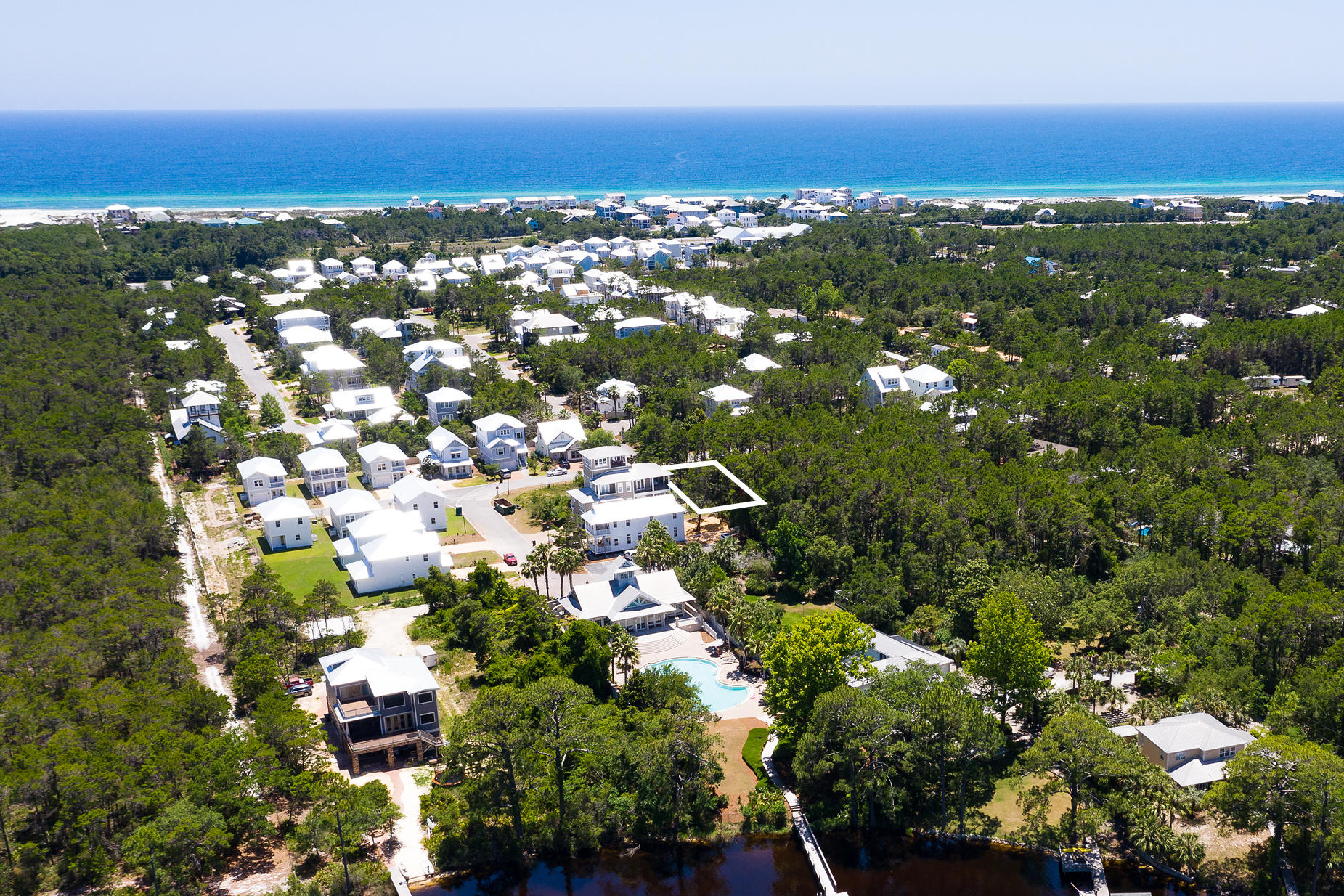 Lot 142 West Grande Pointe Dr Inlet Beach Inlet Beach, FL 32461 - Photo 2 of 11 a view of city and mountain
