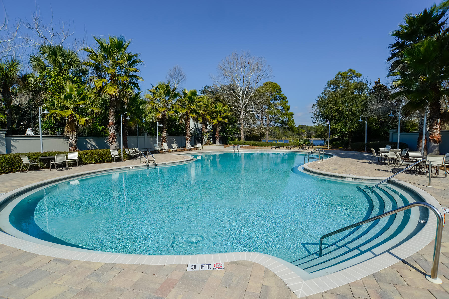 Lot 142 West Grande Pointe Dr Inlet Beach Inlet Beach, FL 32461 - Photo 6 of 11 a view of a swimming pool with a patio and plants