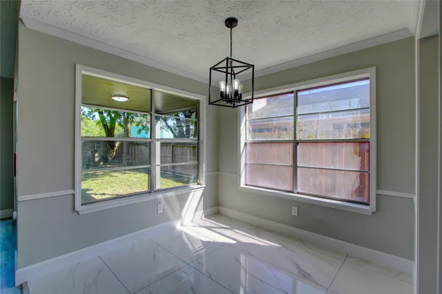 a window in an empty room