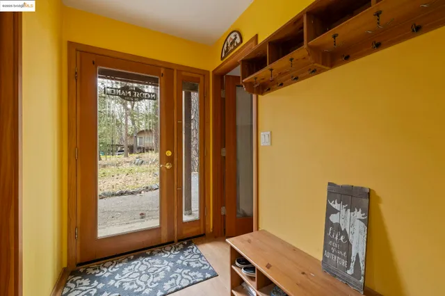 a view of workspace with a window