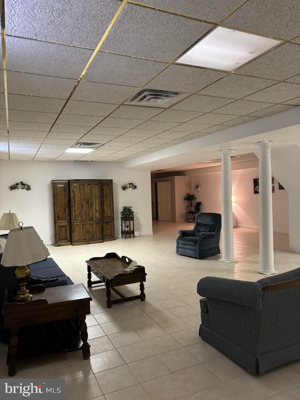 4848 Shepherd Street Brookhaven, PA 19015 - Photo 28 of 41 finished basement aciustcal tile ceiling