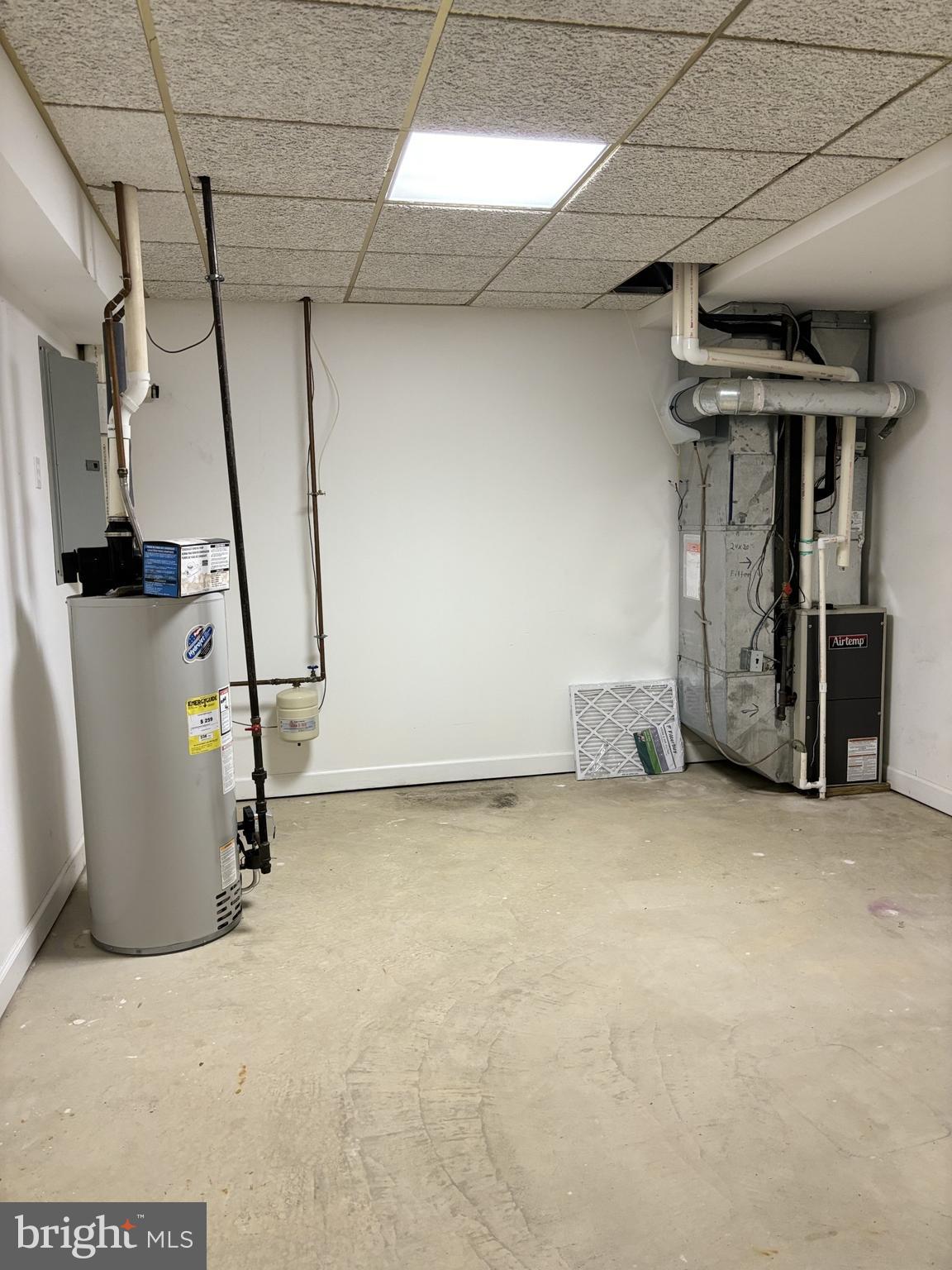 4848 Shepherd Street Brookhaven, PA 19015 - Photo 30 of 41 basement utility area HVAC , gas hot water heater