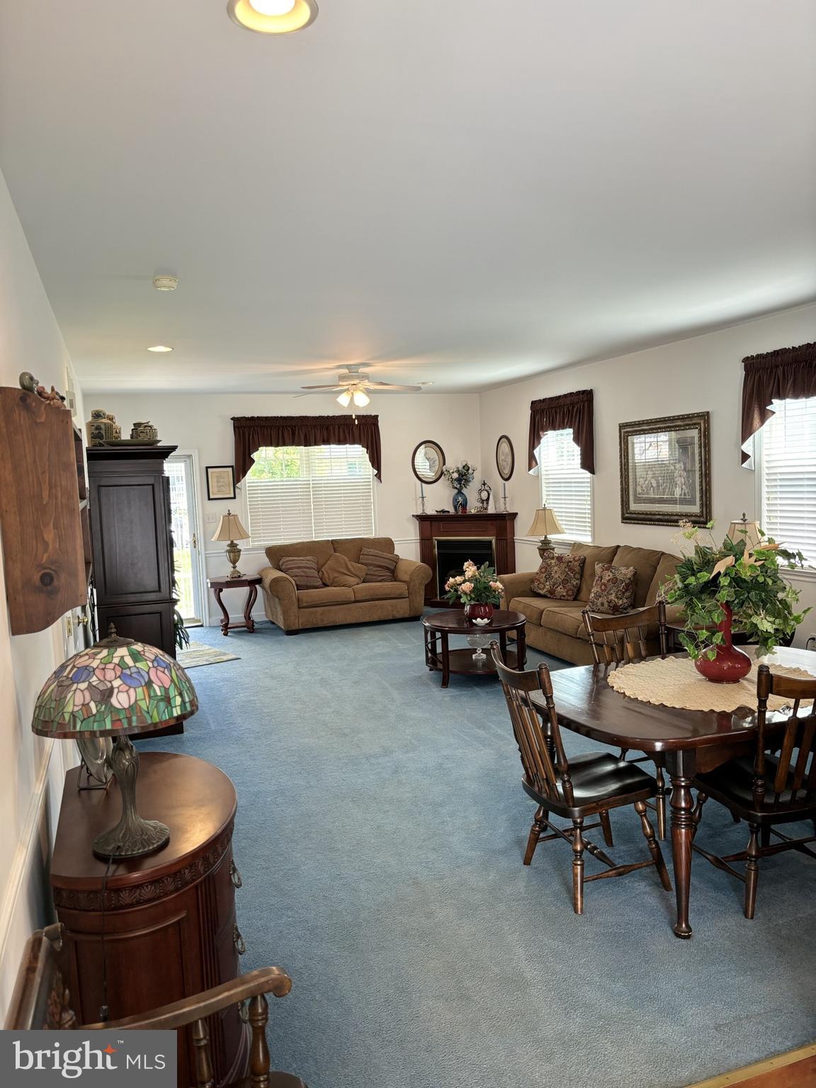 4848 Shepherd Street Brookhaven, PA 19015 - Photo 3 of 41 back to front of LR/DA showing corner gas log f/p