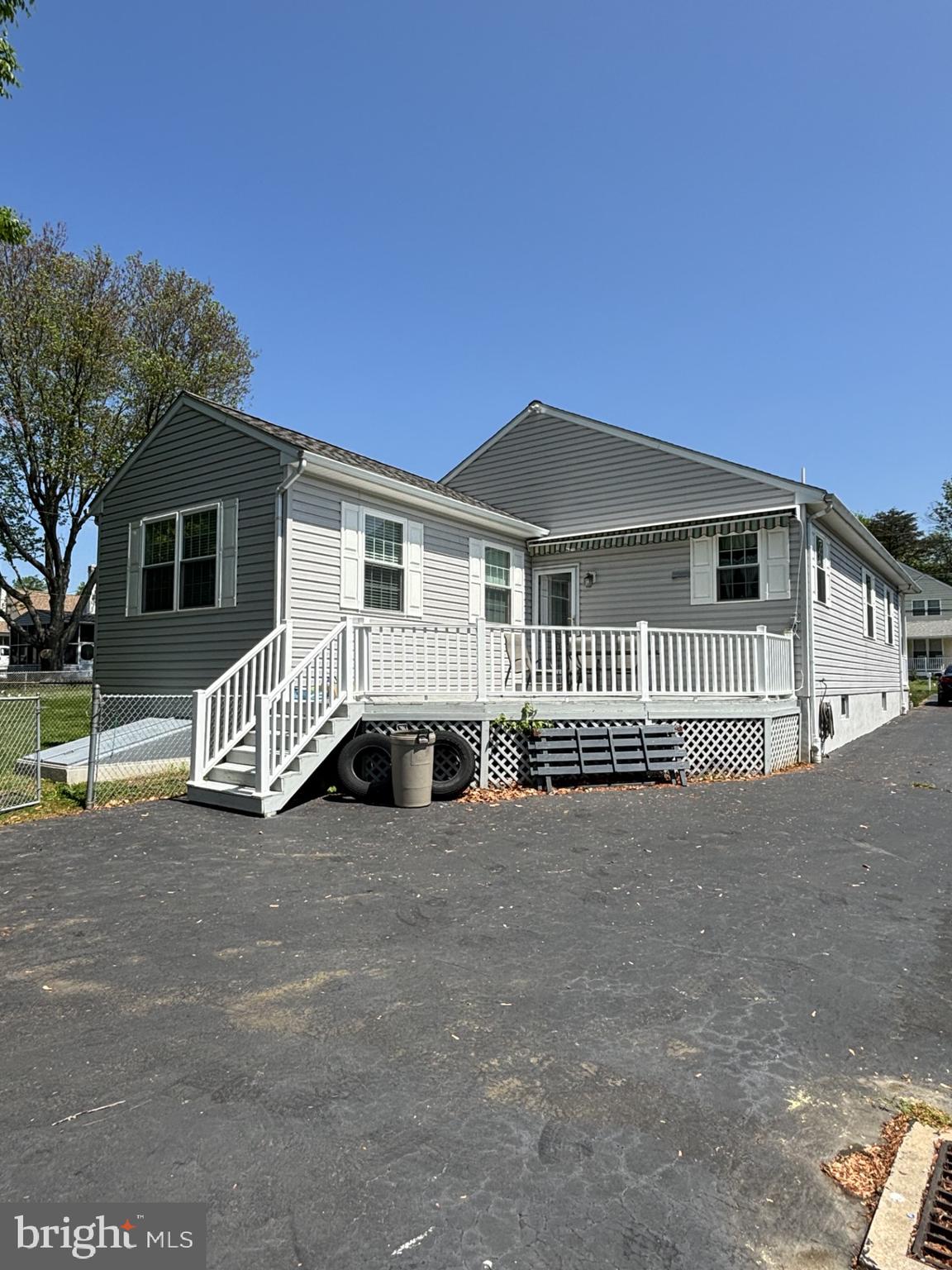 4848 Shepherd Street Brookhaven, PA 19015 - Photo 31 of 41 rear deck view frm driveway