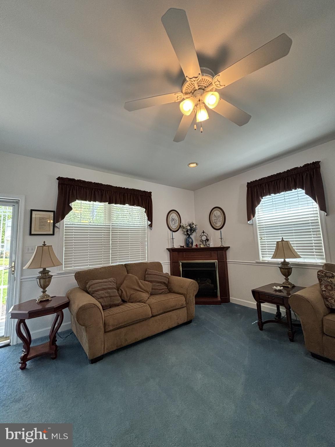 4848 Shepherd Street Brookhaven, PA 19015 - Photo 5 of 41 Living room corner gas log fireplace