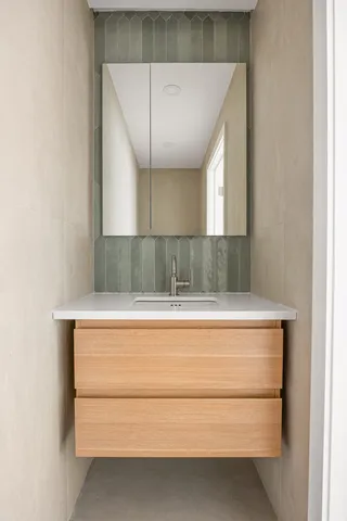 a view of a building with a yard