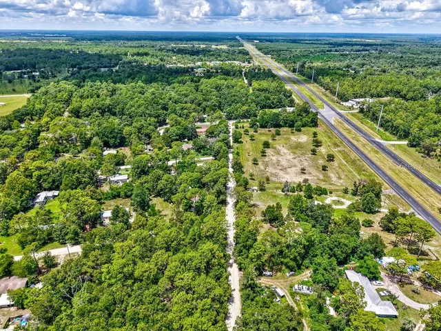 a view of a garden with a park