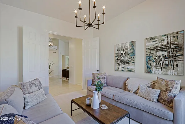 a view of a chairs and tables in the patio