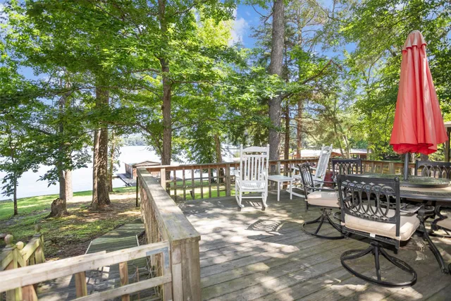 a view of a chair and tables