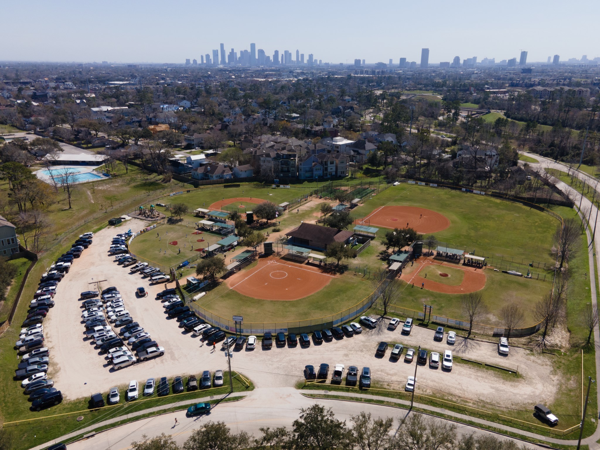 1135 West 26th Street, Unit 5 Houston, TX 77008 - Photo 22 of 30 an aerial view of a house with outdoor space