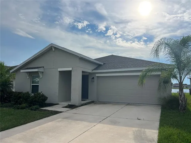front view of house with a yard