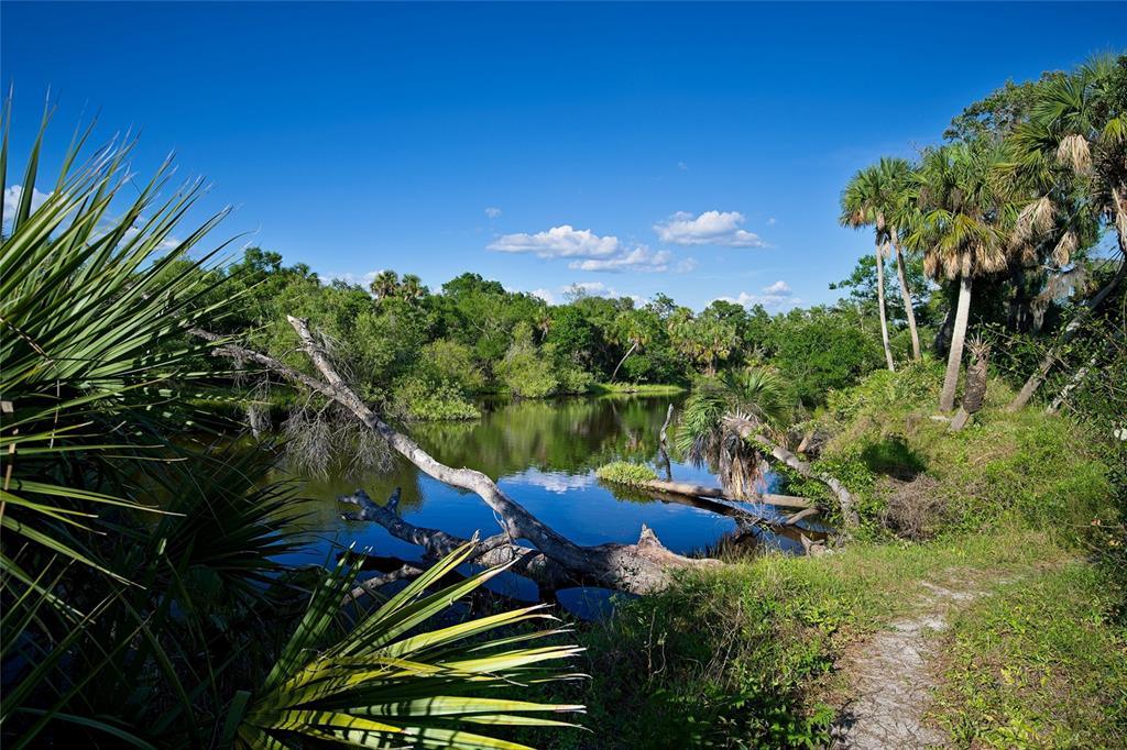14879 Wichita Road Port Charlotte, FL 33981 - Photo 66 of 74 a view of a lake with a house in the background