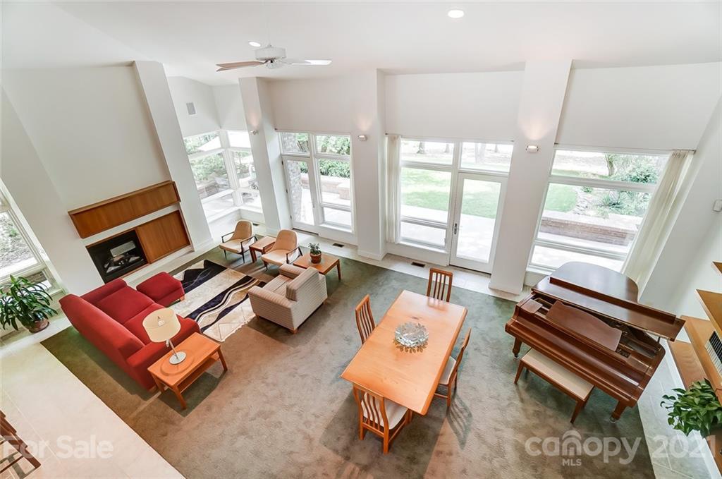 1860 Montague Road Clover, SC 29710 - Photo 25 of 48 a living room with furniture and a floor to ceiling window