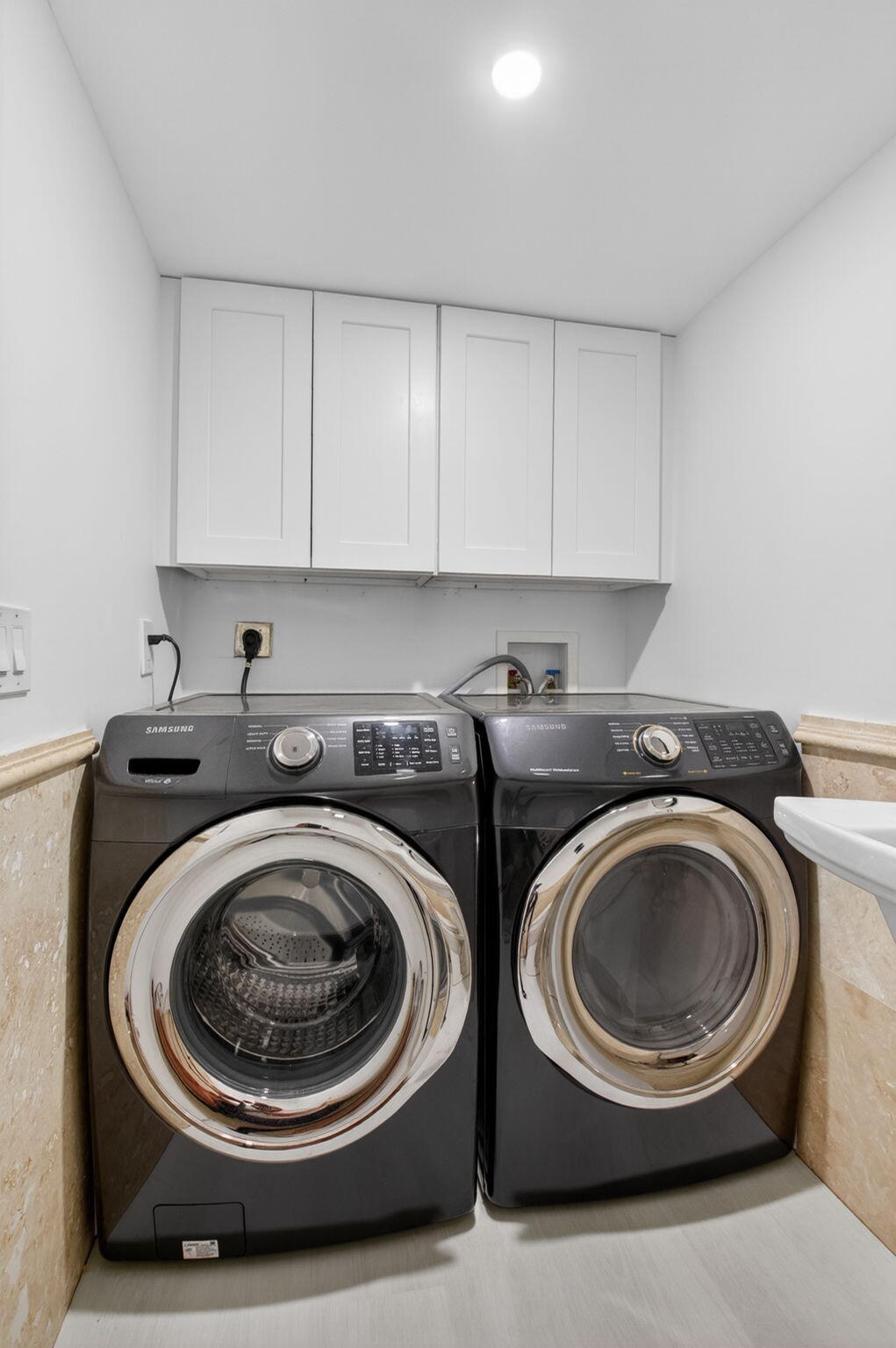3708 Bridgewood Drive Boca Raton, FL 33434 - Photo 16 of 37 a utility room with sink washing machine and a washer dryer
