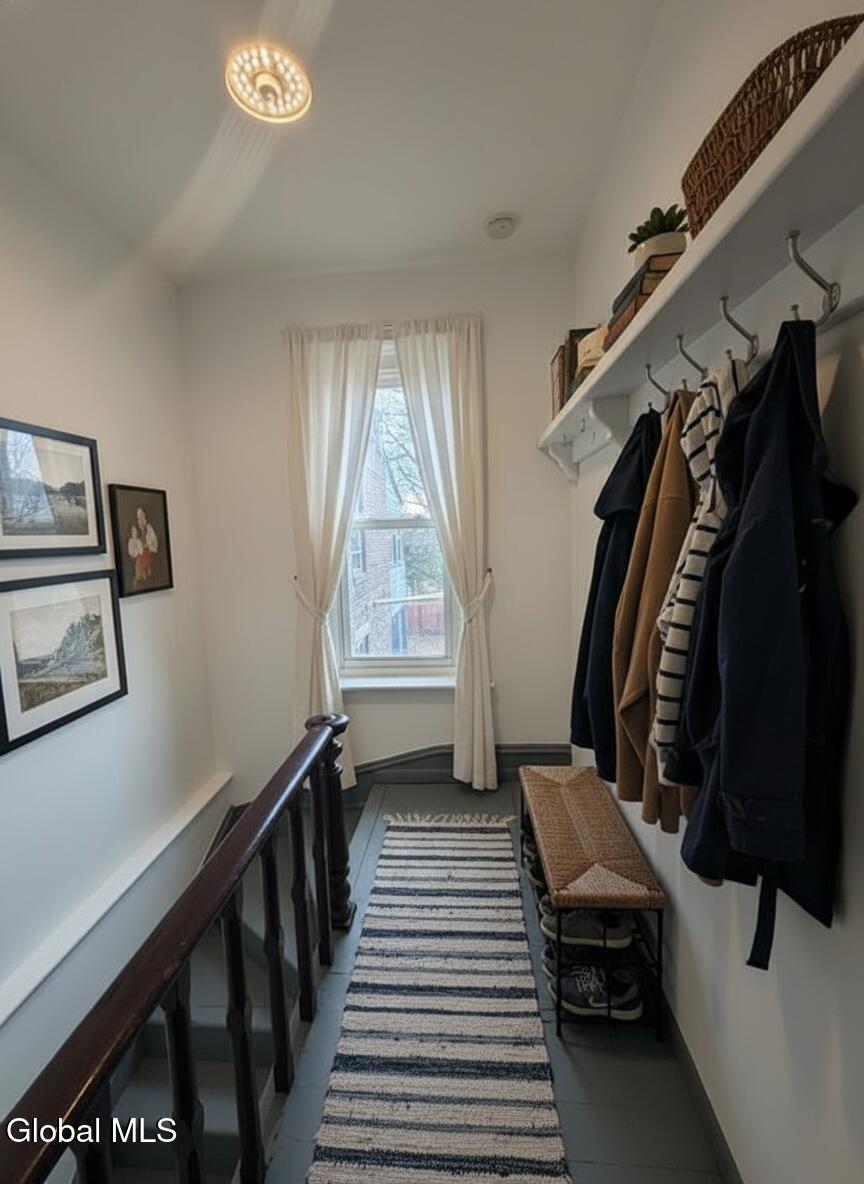 8 Harrison Avenue Rensselaer, NY 12144 - Photo 5 of 22 hallway Staged 2